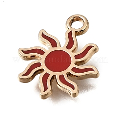 Alloy with Red Enamel Pendants&nbsp;AL-CBA2F44-06G