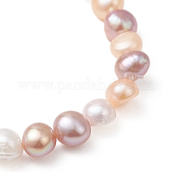Natural Cultured Freshwater Pearl Beaded Stretch Bracelets for Women&nbsp;BJEW-JB13135