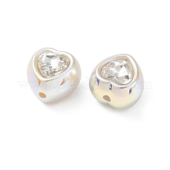 Baking Painted Acrylic & Rhinestone Beads&nbsp;RB-CBA19D7-02C