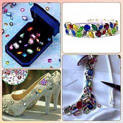 Acrylic Sew on Rhinestone&nbsp;DIY-SC0032-50A