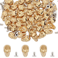 50Pcs Skull Alloy Rivets&nbsp;FIND-CA0011-72A-G