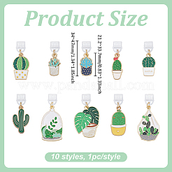 10Pcs 10 Styles PVC Mobile Dustproof Plugs&nbsp;HJEW-PH02295