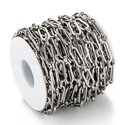 Tarnish Resistant Handmade 304 Stainless Steel Link Chains&nbsp;LS-CHS-M004-01P