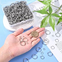700Pcs 7 Styles 201& 304 Stainless Steel Split Rings&nbsp;STAS-CJ0002-17