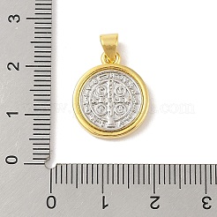 ラックメッキ真鍮チャーム  カドミウムフリー＆鉛フリー  惑星  ラウンド  18KGP本金メッキ  18x15x3mm  穴：3x4mm&nbsp;KK-S380-31G-B