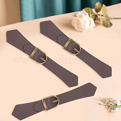 6 Sets PU Leather Toggle Buckles&nbsp;FIND-CL0002-15B