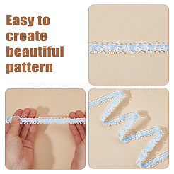5 Yards Polyester Lace Ribbons&nbsp;SRIB-OC0001-11B