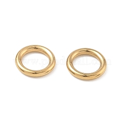 Ion Plating(IP) 304 Stainless Steel Closed Jump Rings&nbsp;STAS-G393-06G-01