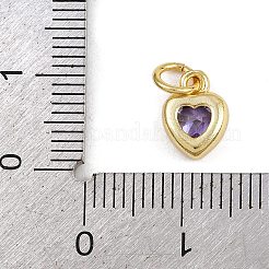 Brass with Cubic Zirconia Pendants&nbsp;KK-A269-67A-G