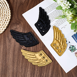 2 Pairs 2 Colors Cloth with Felt Shoe Decorations&nbsp;DIY-GF0011-47