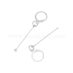 Brass Leverback Earring Findings&nbsp;EJEW-TAC00034