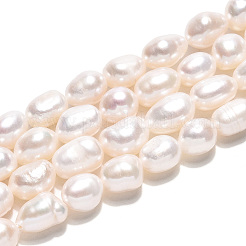 Natural Cultured Freshwater Pearl Beads Strands&nbsp;PEAR-N014-06I