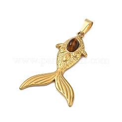 Natural Tiger Eye Pendants&nbsp;GG-CBA97F4-03G-08