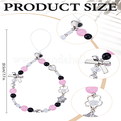 1Pc PVC Flower Mobile Straps&nbsp;AJEW-LP0005-13