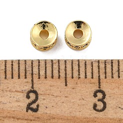 Rack Plating Brass Micro Pave Cubic Zirconia Beads&nbsp;KK-U030-29G-05