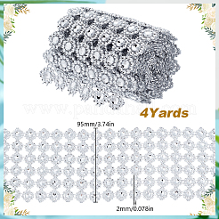 Acrylic & Rhinestone Mesh Wrap Roll&nbsp;DIY-WH0899-697B