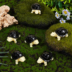 樹脂製12D動物オーナメント3個  マイクロランドスケープディスプレイ装飾  カメ  30x48x23mm&nbsp;AJEW-SP0002-14