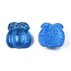 Autumn Theme Spray Painted Transparent Resin Cabochons&nbsp;CRES-S302-65-A06