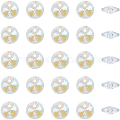 200Pcs Glass Charms&nbsp;RGLA-SP0001-03B