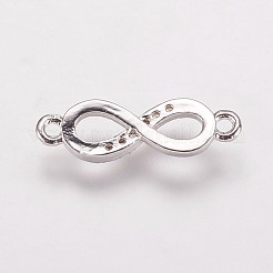 Brass Cubic Zirconia Links&nbsp;KK-P134-57P