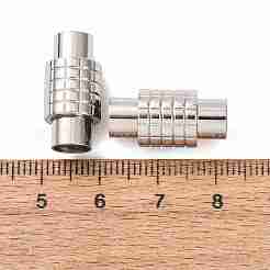 304ステンレススチール製マグネット留め具  コラム  ステンレス鋼色  20x10x10mm  穴：6mm&nbsp;SA-CBA15BC-16P