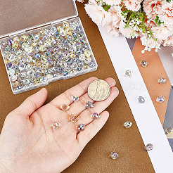140Pcs 7 Colors Electroplate Glass Beads&nbsp;EGLA-HY0001-17B