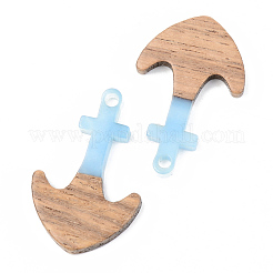 Resin & Walnut Wood Pendants&nbsp;RESI-S389-061B