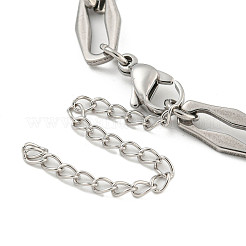 Non-Tarnish 304 Stainless Steel Cable Chains Bracelets for Men & Women&nbsp;BJEW-D042-04P