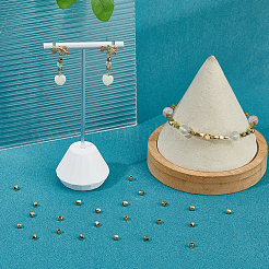 100Pcs Brass Spacer Beads&nbsp;KK-HS0015-30G