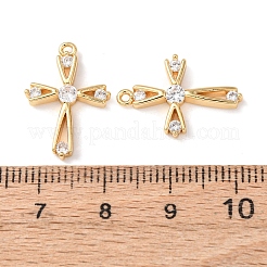 Brass Micro Pave Cubic Zirconia Pendants&nbsp;KK-A284-18B-G