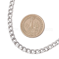 5MM 304 Stainless Steel Cuban Link Chain Necklaces&nbsp;NJEW-JN05849