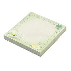 100 Sheets Flower Pattern Pad Sticky Notes&nbsp;DIY-B071-01C