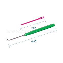 糸コード編み機用のスプール編み織機セット  ミックスカラー  690x190x40mm  6個/セット&nbsp;TOOL-R074-01