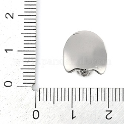 真鍮製スペーサービーズ  ライオン  プラチナ  14x12.5x7.5mm  穴：1.6mm&nbsp;KK-L219-05P