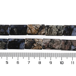 Natural Glaucophane Beads Strands&nbsp;G-C141-G01-01