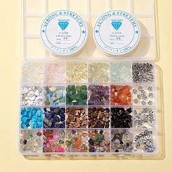 DIY Gemstone Bracelet Necklace Making Kit&nbsp;DIY-FS0002-93
