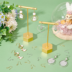 200Pcs 2 Colors Brass Earring Hooks&nbsp;KK-CN0001-77