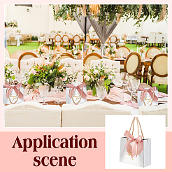 Folding Paper Gift Bags with Handle&nbsp;ABAG-WH0045-22