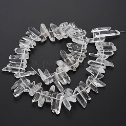Natural Quartz Crystal Beads Strands&nbsp;G-R435-09F