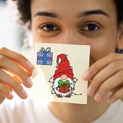 プラスチックスタンプ  DIYスクラップブッキング用  装飾的なフォトアルバム  カード作り  スタンプシート  gnome  160x110mm&nbsp;DIY-WH20018-0053
