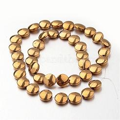 Electroplate Non-magnetic Synthetic Hematite Bead Strands&nbsp;G-F300-33A