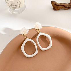 Nuggets Acrylic Dangle Stud Earrings&nbsp;FS-WG43444-01