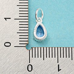 925 Sterling Silver Birthstone Charms&nbsp;STER-G035-01B-03
