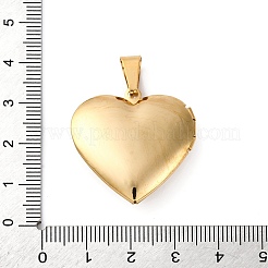 304 Stainless Steel Locket Pendants&nbsp;STAS-L289-01G