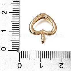 Brass Spring Gate Rings&nbsp;KK-CBA4292-06G