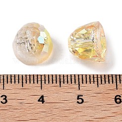 Electroplate Glass Beads&nbsp;EGLA-H105-01A-HP02