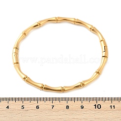 304 Stainless Steel Bamboo Joint Hinged Bangle&nbsp;JB757B