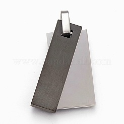 304 Stainless Steel Split Pendants&nbsp;STAS-F168-39BP