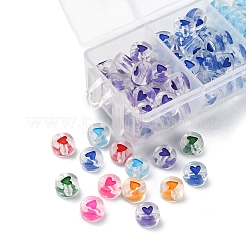7 Colors Transparent Acrylic Beads&nbsp;TACR-YW0001-57B