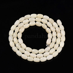 Natural White African Opal Beads Strands&nbsp;G-N346-02A-10